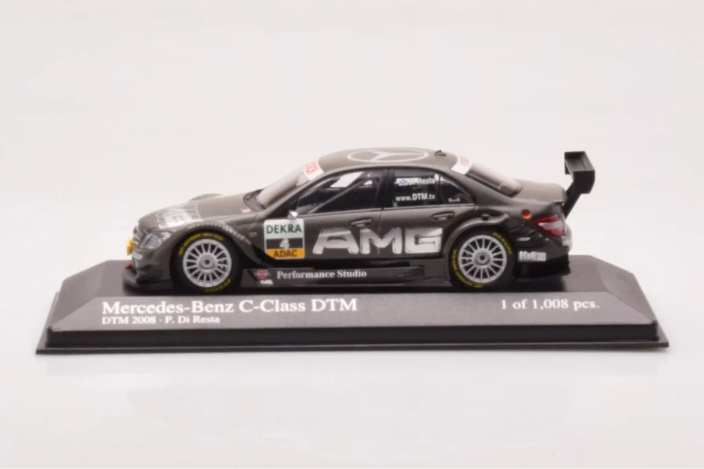 车型 1:43 Mercedes C-Class W204 DTM Team AMG Mercedes #4 P. di Resta DTM 年 2008 Minichamps