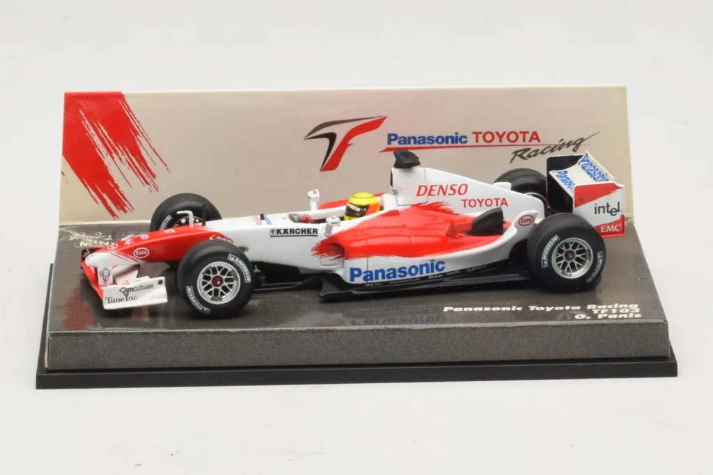 โมเดลรถ 1:43 Toyota TF103 Panasonic #20 O. Panis F1 ปี 2003 Minichamps (มือสอง)