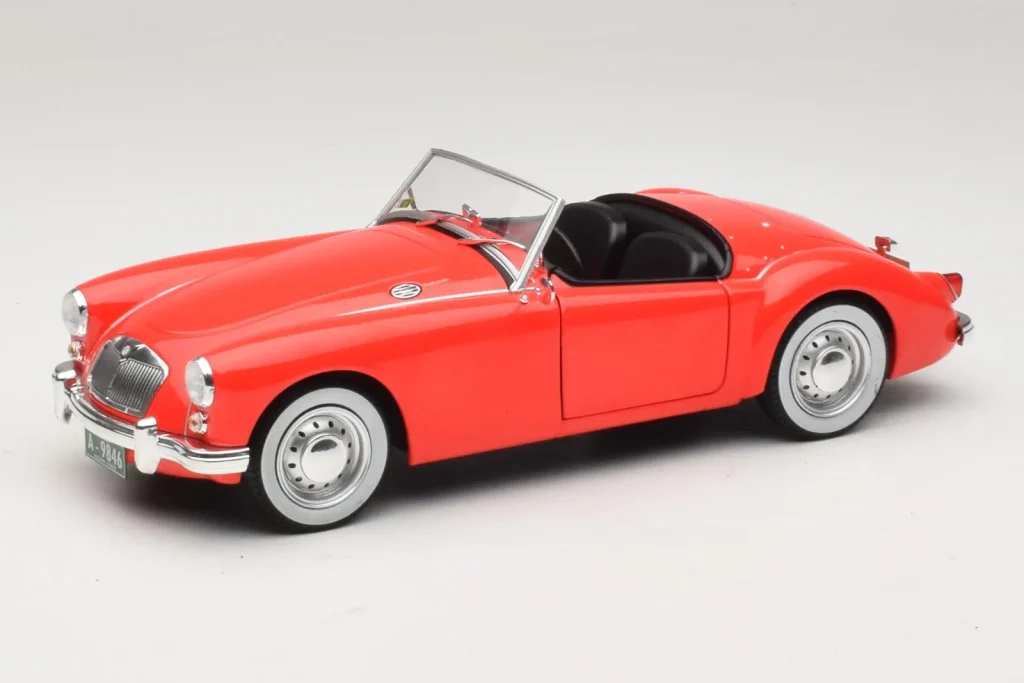 โมเดลรถ 1:18 MG A 1600 Roadster Mk I Elvis Presley Blue Hawaii Movie Greenlight (มือสอง)