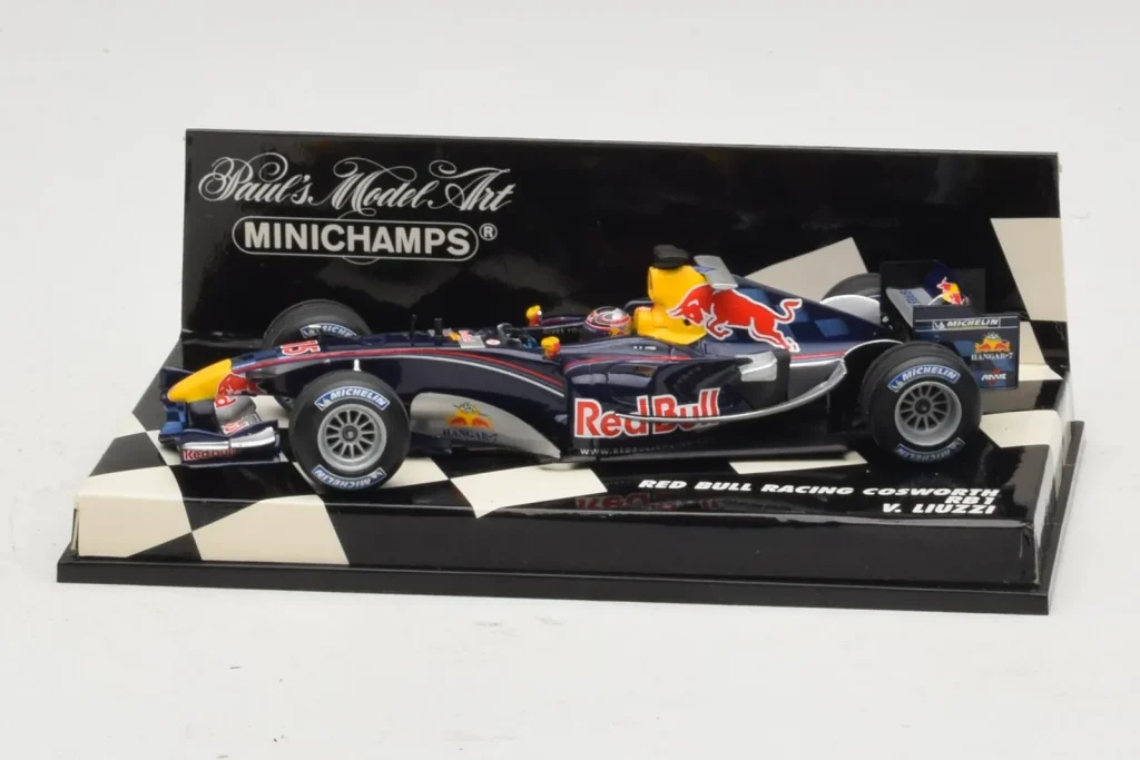 โมเดลรถ 1:43 Red Bull Racing RB1 V. Liuzzi Test Driver F1 ปี 2005 Minichamps (มือสอง)