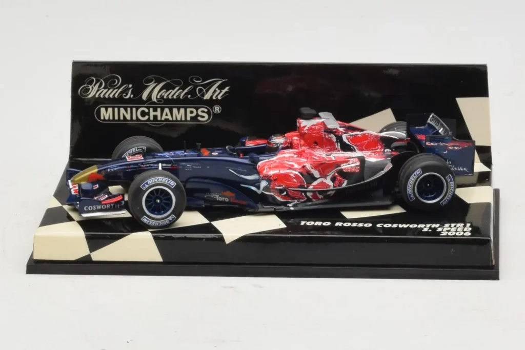 โมเดลรถ 1:43 Toro Rosso STR1 Cosworth #20 S. Speed F1 ปี 2006 Minichamps (มือสอง)