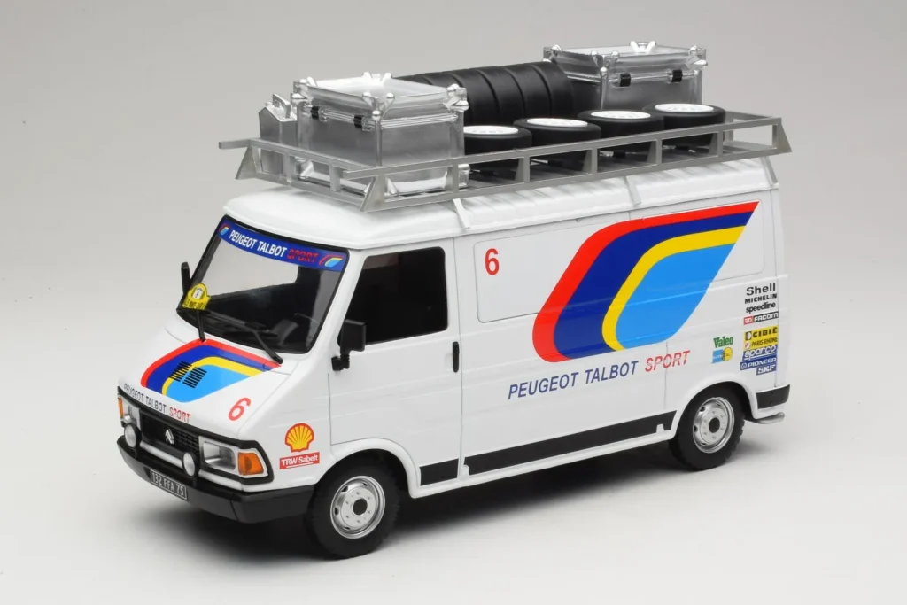 Model 1:18 Citroen C35 Peugeot Talbot Sport Assistance year 1985 IXO
