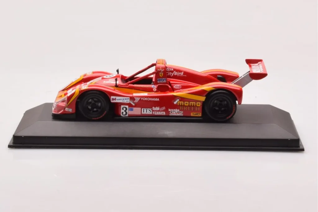 Model 1:43 Ferrari 333 SP #3 Moretti Racing G. Moretti / D. Theys / M. Baldi 24 Hours of Le Mans year 1997 Minichamps