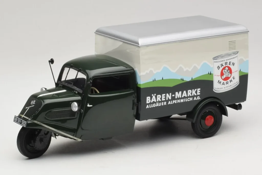 โมเดลรถ 1:18 Tempo Hanseat Kastenwagen Baren Marken Minichamps (มือสอง)