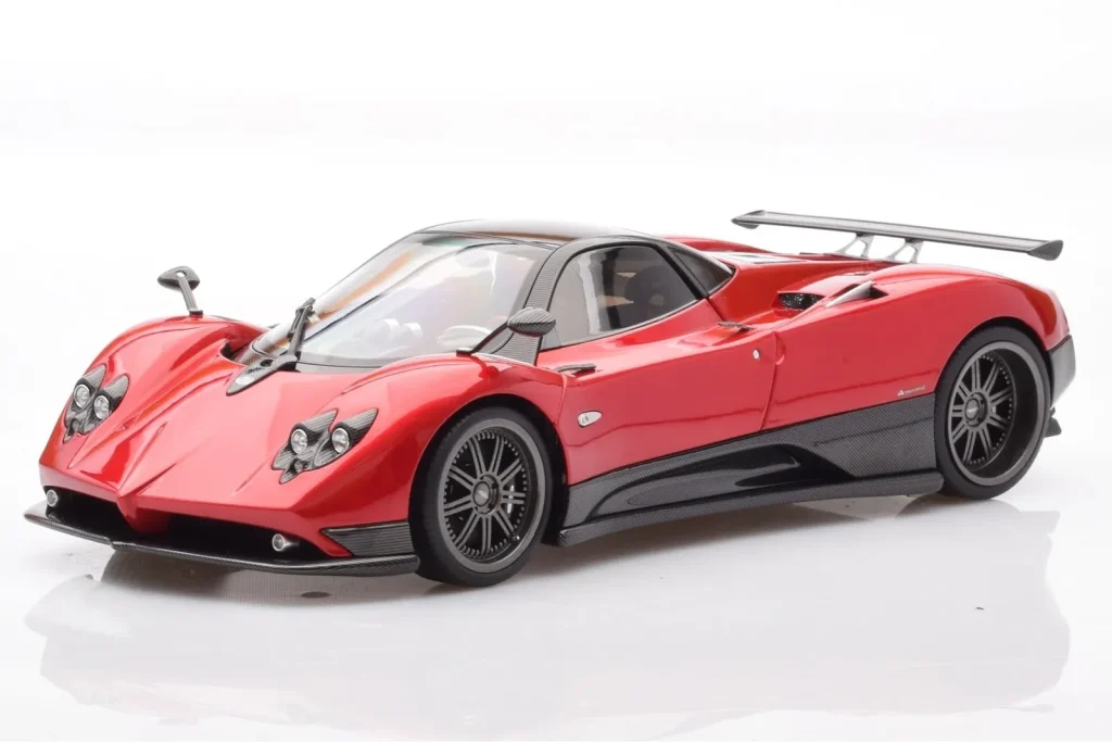 โมเดลรถ 1:18 Pagani Zonda F Red Monza Almost Real