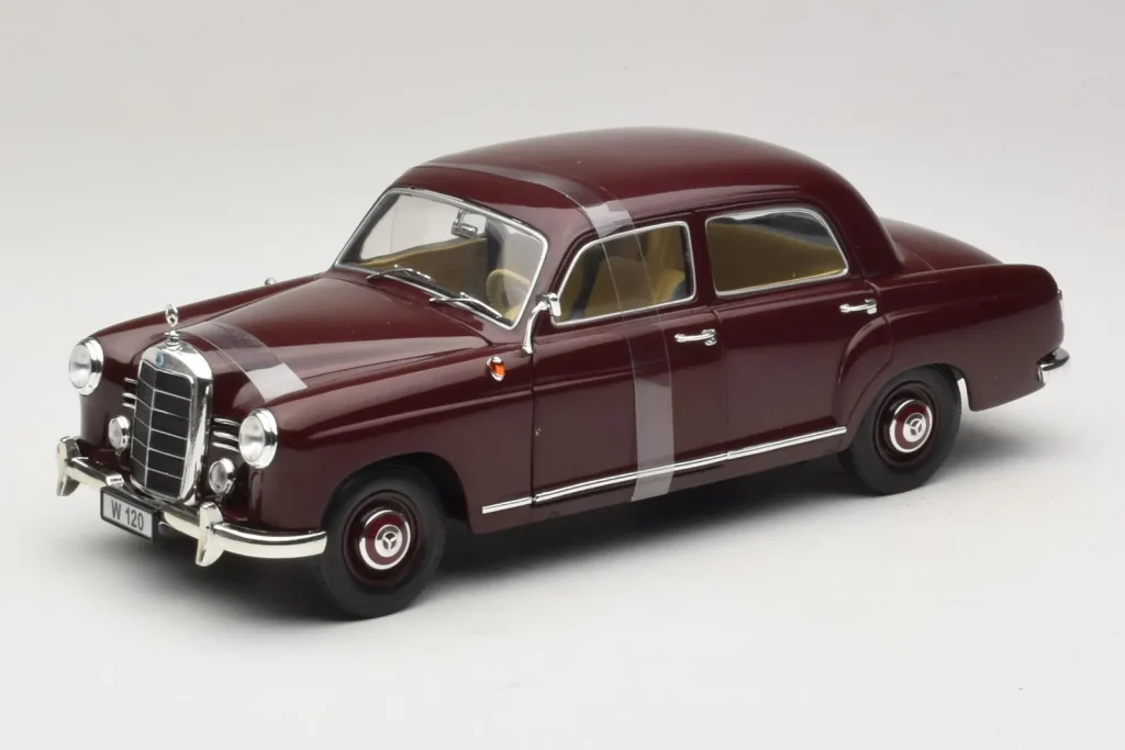 Model 1:18 Mercedes 180 Ponton Dark Red Revell