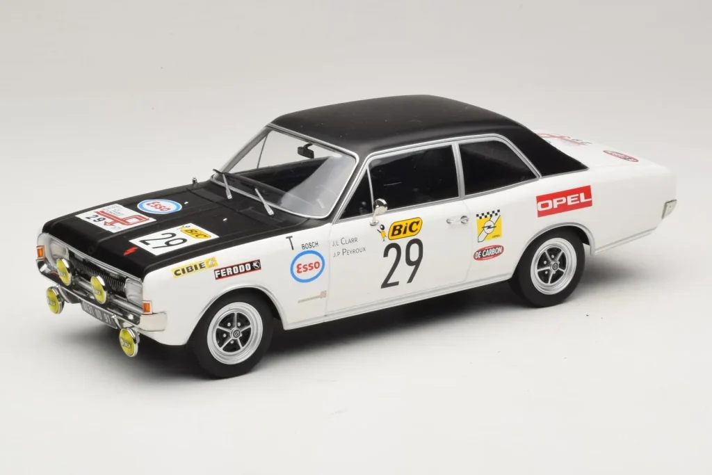 โมเดลรถ 1:18 Opel Commodore A #29 J-L. Clarr / J-P. Peyroux Tour de France Automobile ปี 1971 MCG