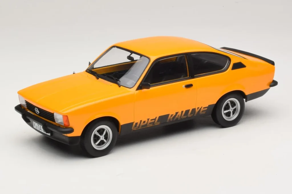 โมเดลรถ 1:18 Opel Kadett C Rallye 2.0E Brilliant Ochre Norev