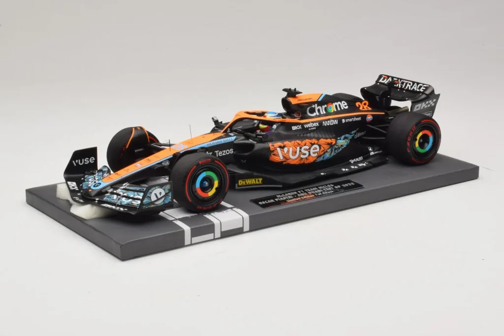 车型 1:18 McLaren MCL36 O. Piastri Abu Dhabi Test 年 2022 Minichamps