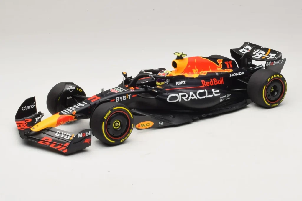 โมเดลรถ 1:18 Oracle Red Bull Racing RB19 S. Perez Abu Dhabi GP ปี 2023 Minichamps