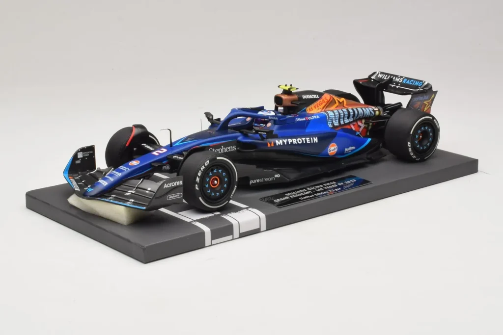 โมเดลรถ 1:18 Williams Racing FW45 L. Sargeant Las Vegas GP ปี 2023 Minichamps