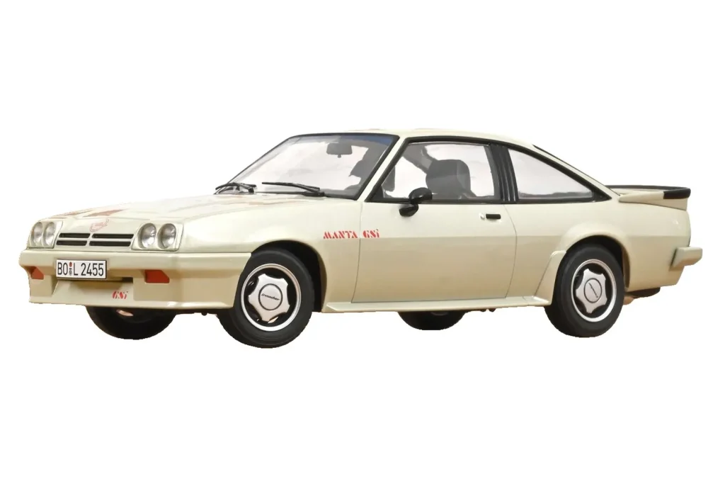 Model 1:18 Opel Manta B GSi Platin Metallic Norev