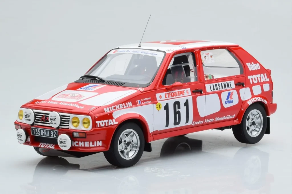 Model 1:18 Citroen Visa 1000 Pistes C. Dorche Rally Monte Carlo year 1987 Otto