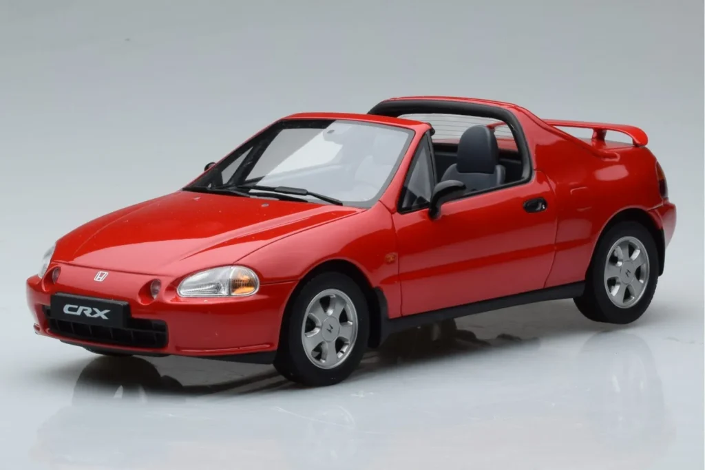 โมเดลรถ 1:18 Honda CRX Del Sol VTi Spider สีแดง Otto