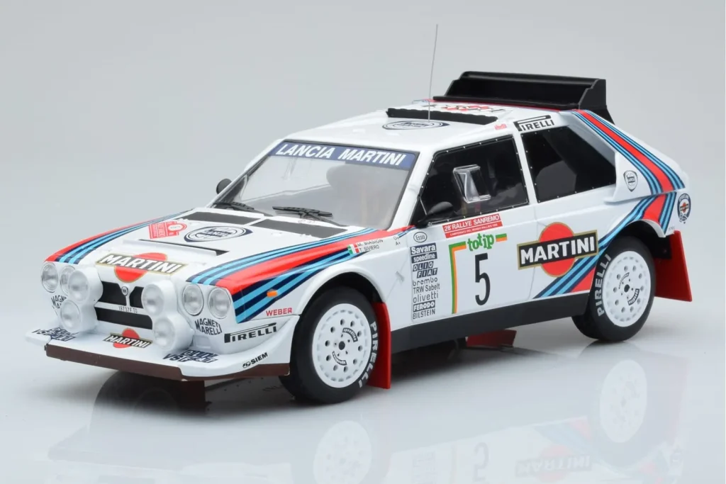 车型 1:18 Lancia Delta S4 #5 M. Biasion / T. Siviero Rally San Remo 年 1986 IXO