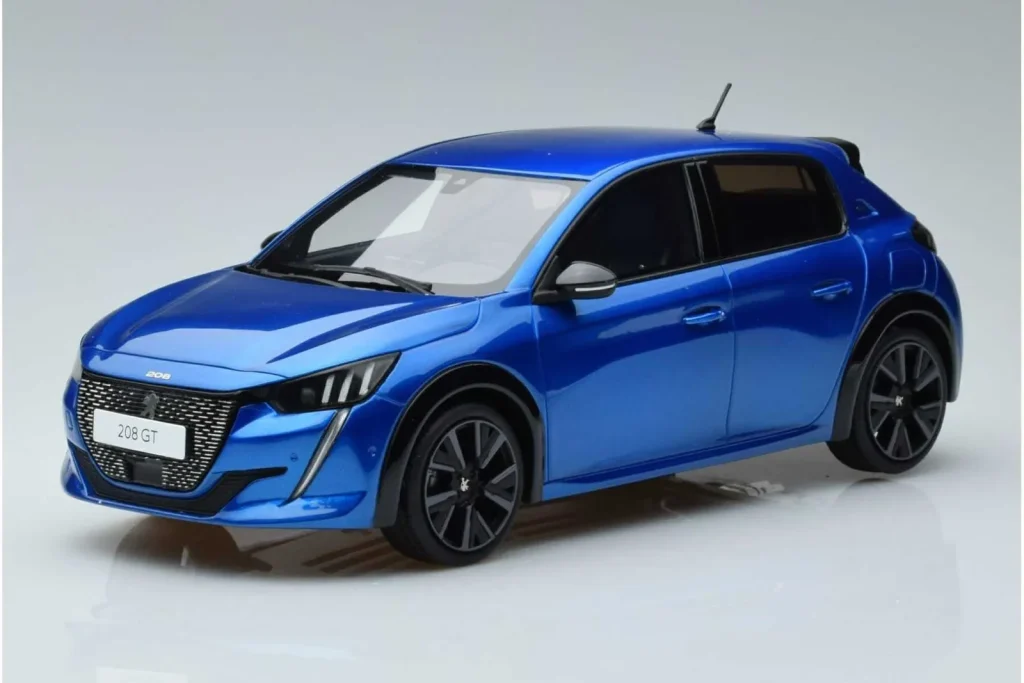 Model 1:18 Peugeot 208 GT Line blue Otto