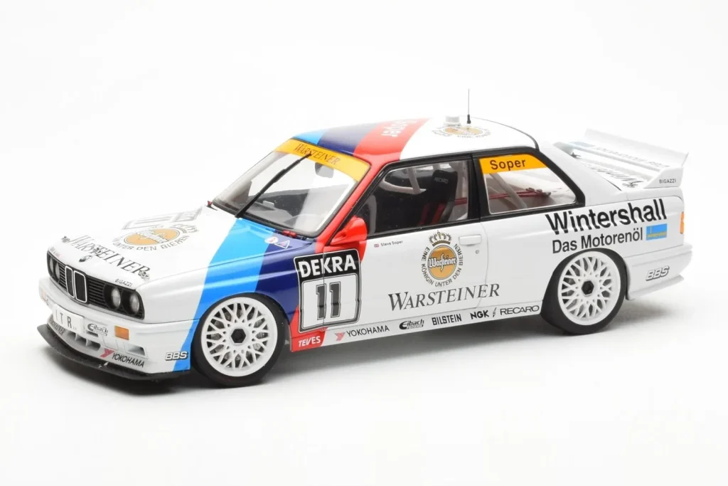 โมเดลรถ 1:18 BMW M3 E30 #11 S. Soper Warsteiner DTM ปี 1991 AUTOart (มือสอง)