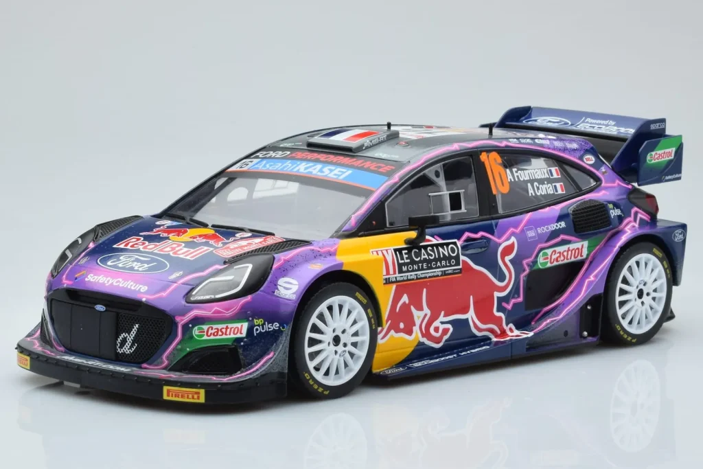 车型 1:18 Ford Puma Rally1 WRC #16 A. Fourmaux / A. Coria Rally Monte Carlo 年 2022 IXO
