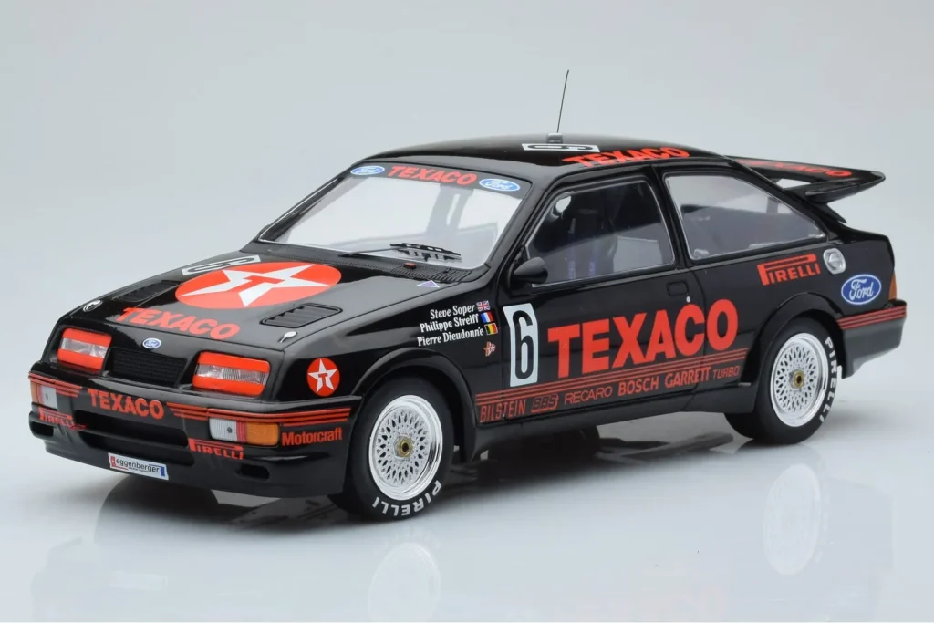 车型 1:18 Ford Sierra RS500 Cosworth Texaco #6 S. Soper / M. Dieudonne / P. Streiff 24 Hours of Spa 年 1987 IXO