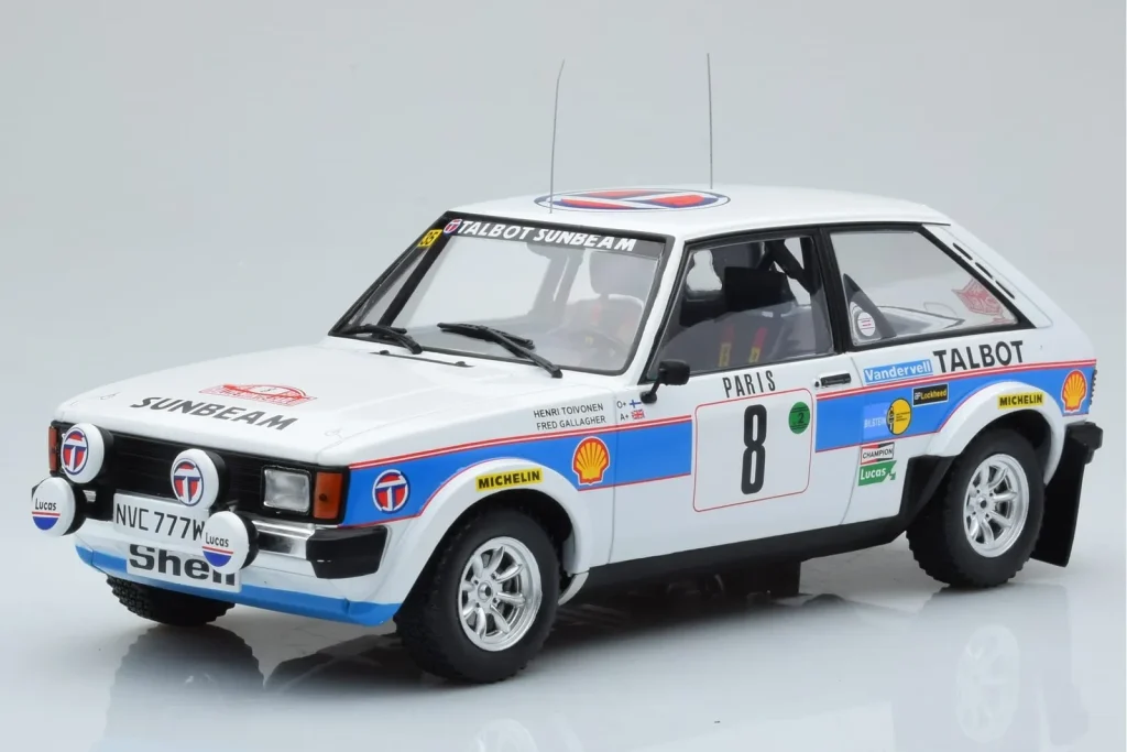 车型 1:18 Talbot Sunbeam Lotus Night Version #8 H. Toivonen / P. White Rally Monte Carlo 年 1981 IXO