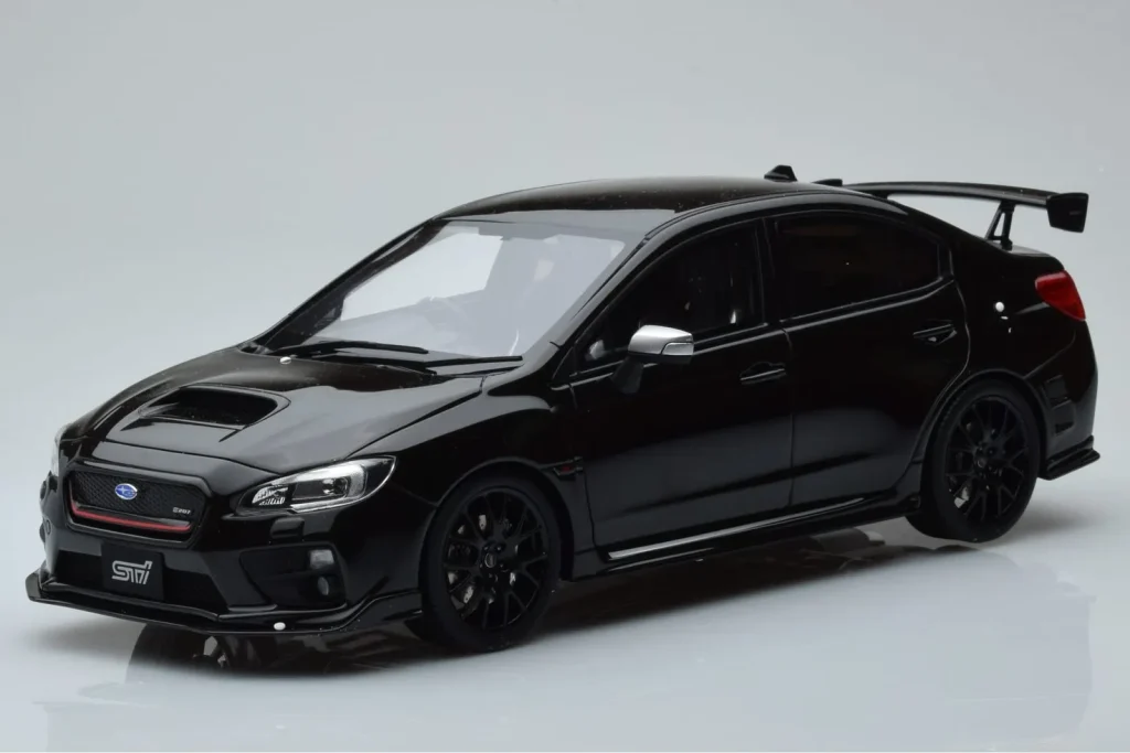 โมเดลรถ 1:18 Subaru Impreza WRX STI Nurburgring Challenge Package สีดำ Kyosho