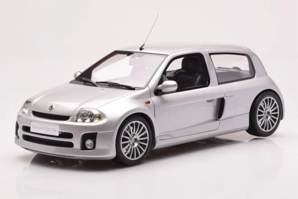 Model 1:18 Renault Clio V6 Phase 1 silver Otto