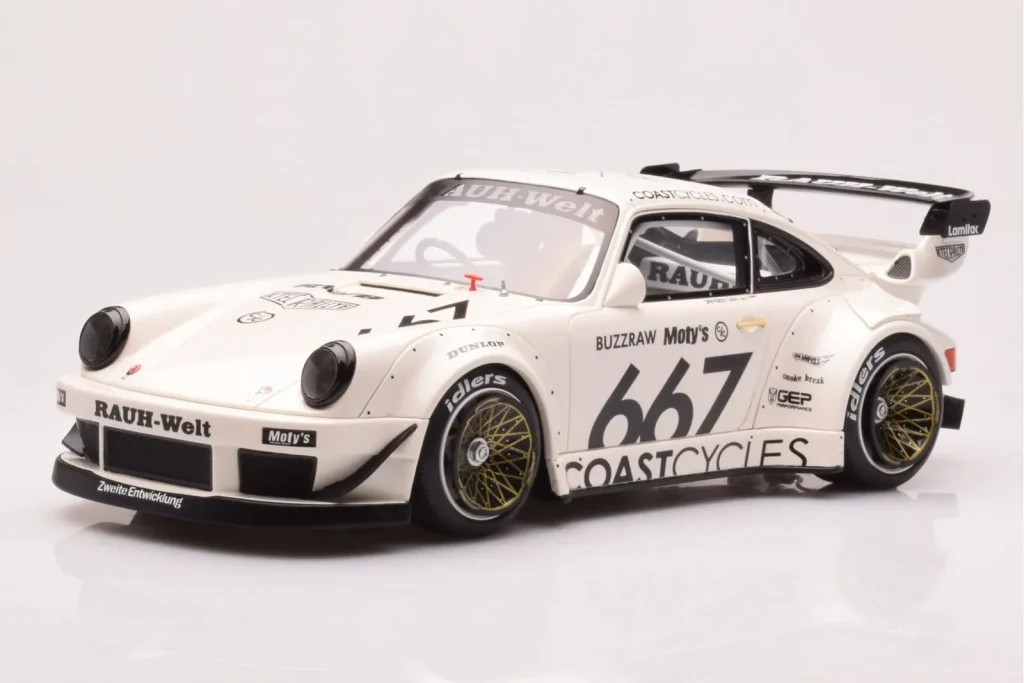 Model 1:18 Porsche 911 964 RWB Coast Cycle GT Spirit