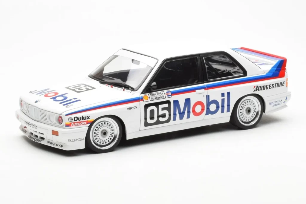 โมเดลรถ 1:18 BMW M3 E30 #5 P. Brock Mobil ATCC ปี 1988 AUTOart (มือสอง)