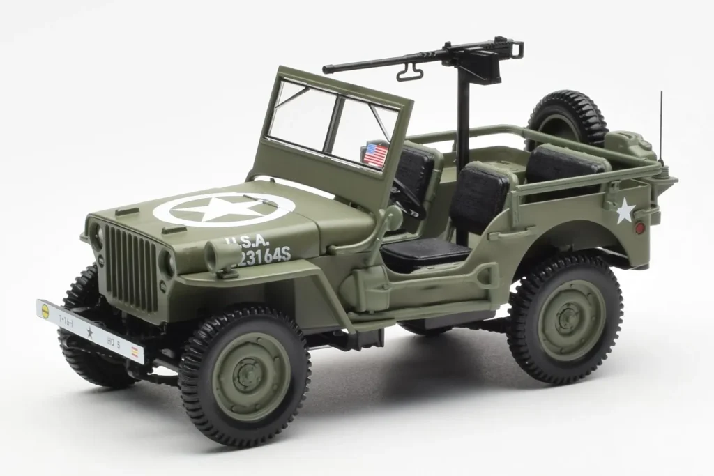 โมเดลรถ 1:18 Jeep Willys MB US Army D-Day 1944 Norev
