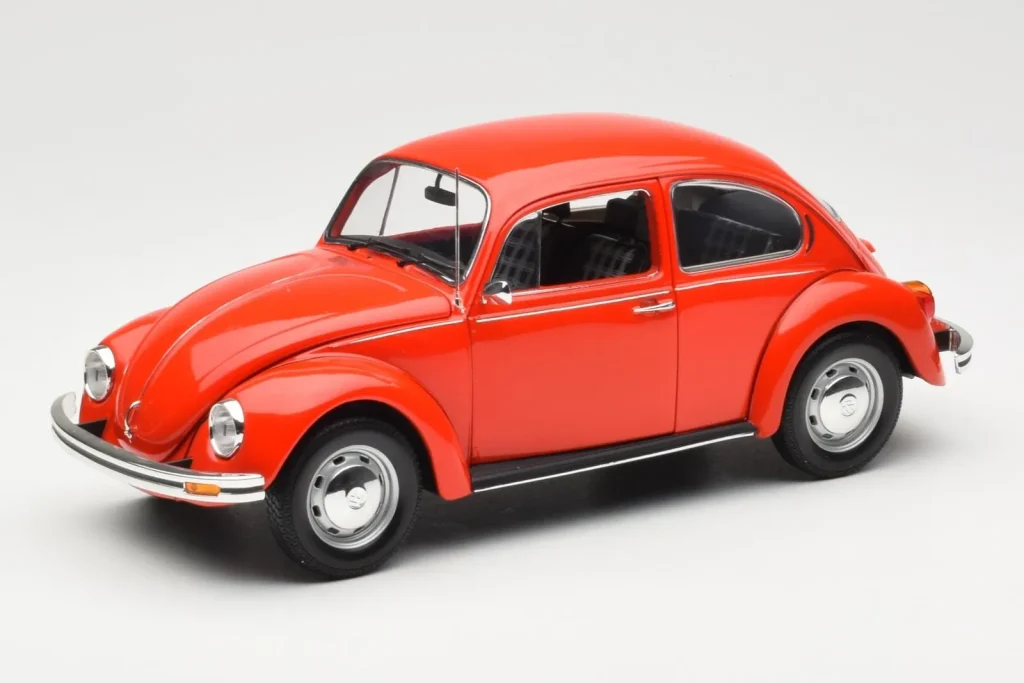 โมเดลรถ 1:18 Volkswagen Beetle 1200 สีแดง Minichamps (มือสอง)