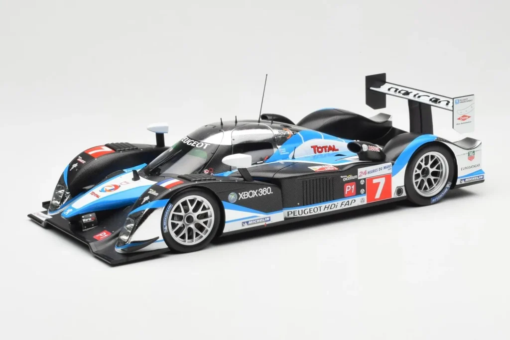 车型 1:18 Peugeot 908 HDI FAP LMP1 #7 N. Minassian / P. Lamy / C. Klien 6th Place 24 Hours of Le Mans 年 2009 Minichamps