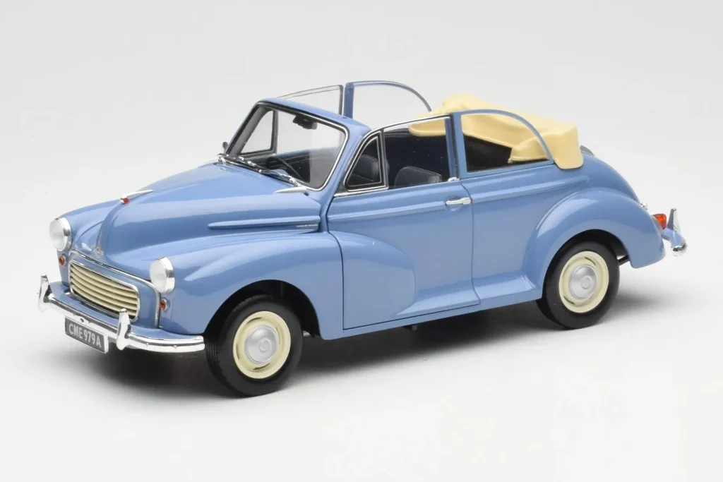 Model 1:18 Morris Minor Cabriolet blue Minichamps