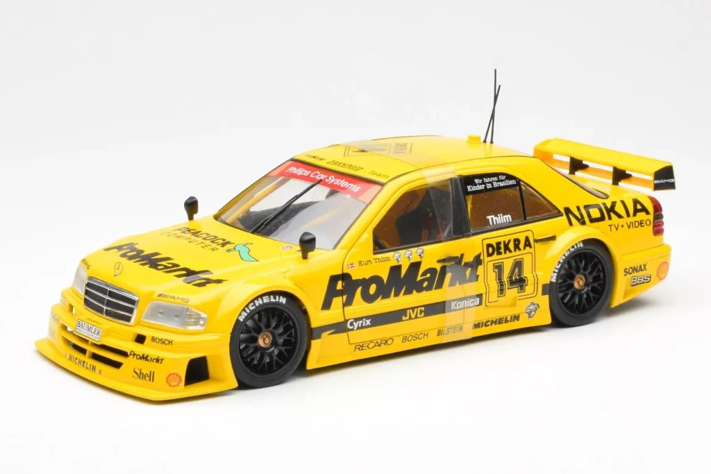 โมเดลรถ 1:18 Mercedes C-Class W202 #14 K. Thiim DTM ปี 1994 UT Models