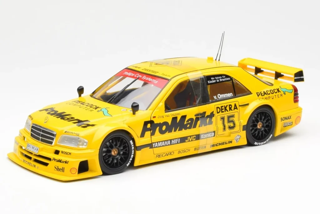 โมเดลรถ 1:18 Mercedes C-Class W202 #15 Ommen DTM ปี 1994 UT Models