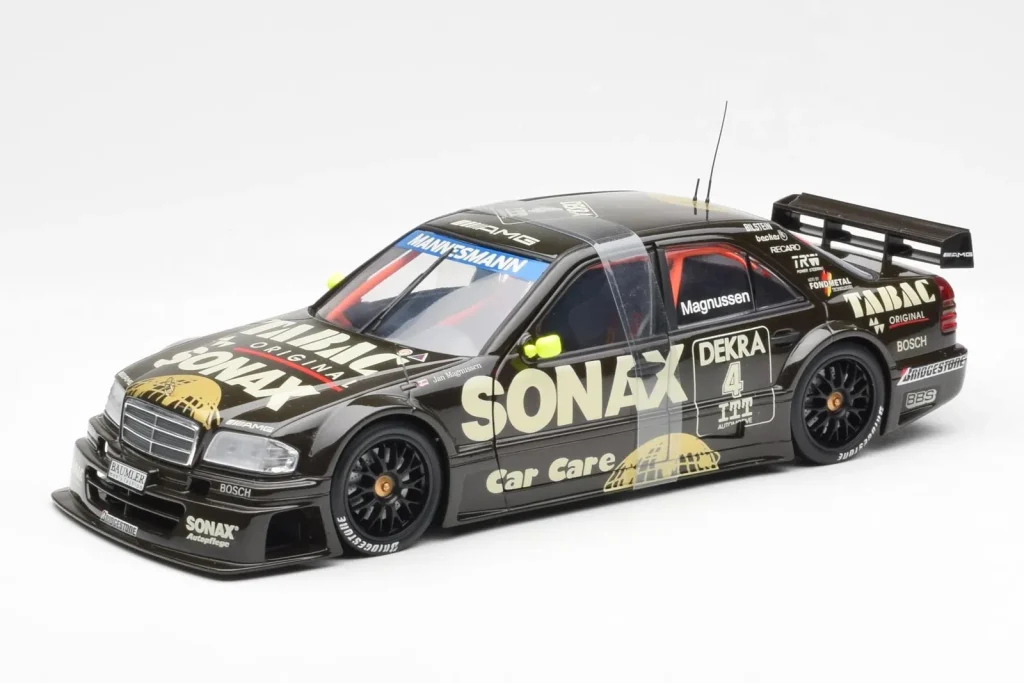 โมเดลรถ 1:18 Mercedes C-Class W202 #4 Team AMG J. Magnussen DTM ปี 1995 UT Models