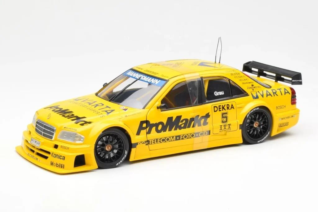 โมเดลรถ 1:18 Mercedes C-Class W202 #5 Team Zakspeed Grau DTM ปี 1995 UT Models