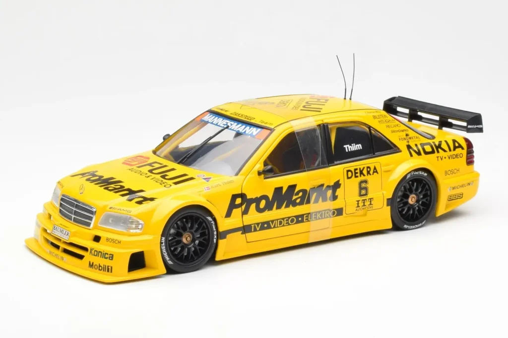 โมเดลรถ 1:18 Mercedes C-Class W202 #6 Team Zakspeed K. Thiim DTM ปี 1995 UT Models