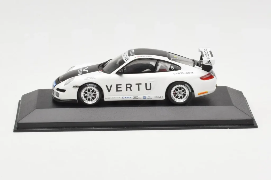 Model 1:43 Porsche 911 997 GT3 Cup Vertu #5 N. Albon Porsche Carrera Cup Asia Macau year 2009 Minichamps