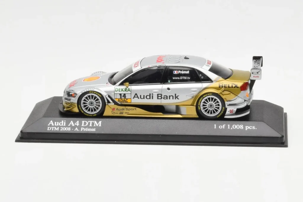 Model 1:43 Audi A4 B7 DTM Team Audi Sport Phoenix #14 A. Premat DTM year 2008 Minichamps