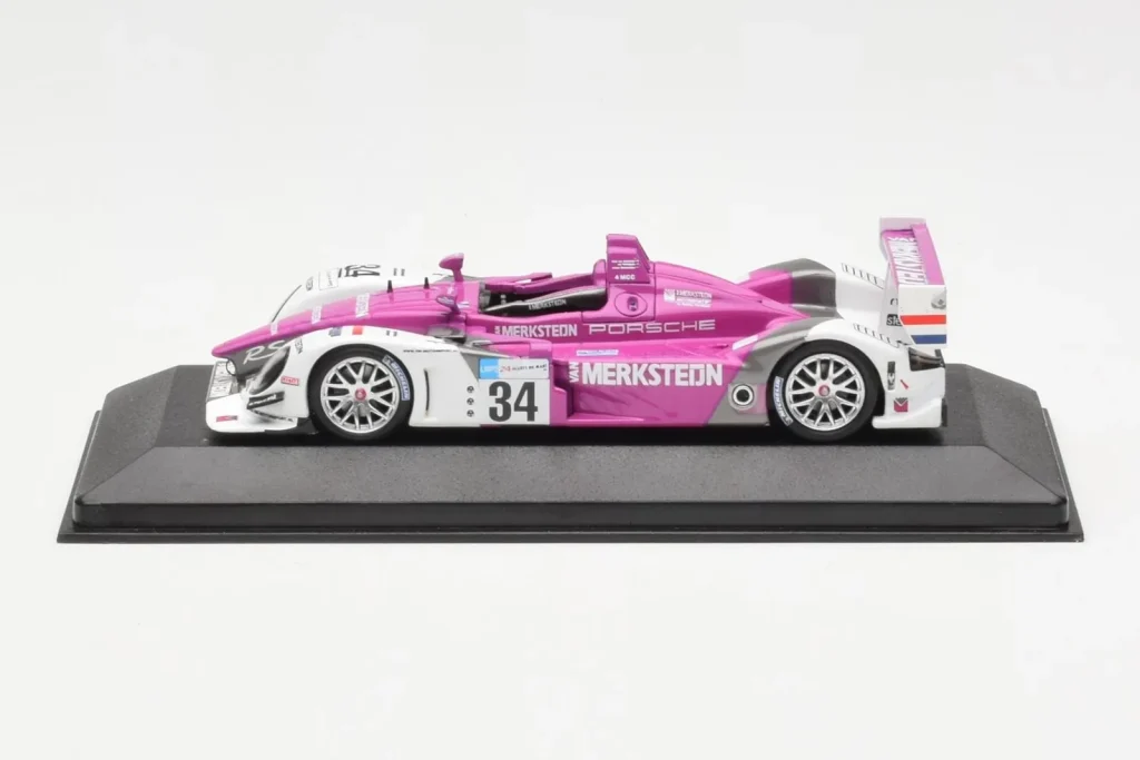 车型 1:43 Porsche RS Spyder #34 J. Verstappen Winner Le Mans Series 年 2008 Minichamps