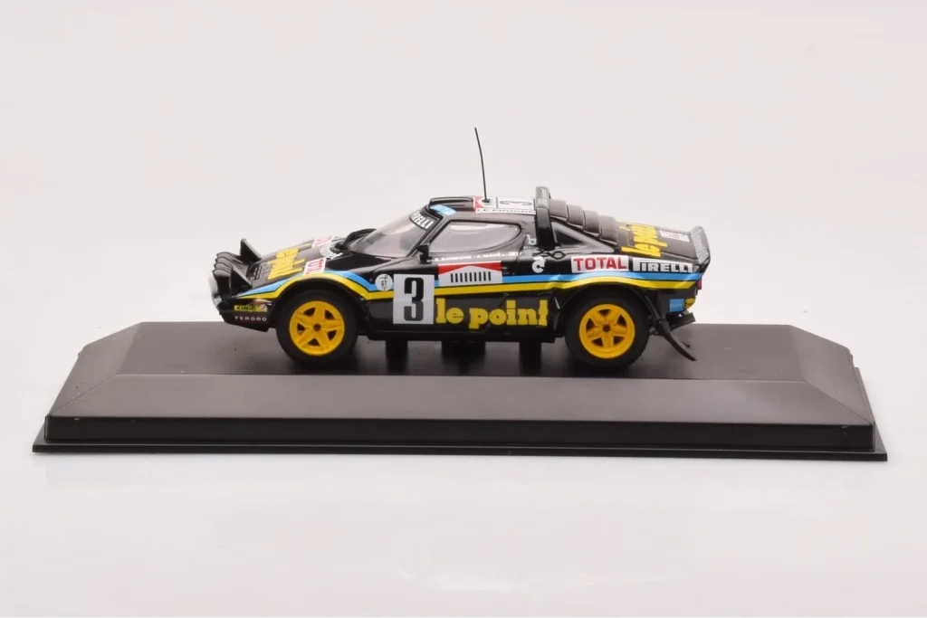 Model 1:43 Lancia Stratos Le Point #3 B. Darniche / A. Mahe Tour de France year 1980 Minichamps