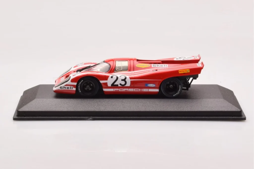 โมเดลรถ 1:43 Porsche 917 #23 H. Herrmann / R. Attwood 24 Hours of Le Mans Winner ปี 1970 Minichamps (มือสอง)
