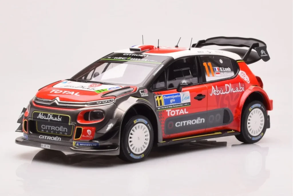 车型 1:18 Citroen C3 WRC #11 S. Loeb / D. Elena Rally Mexico 年 2018 Norev