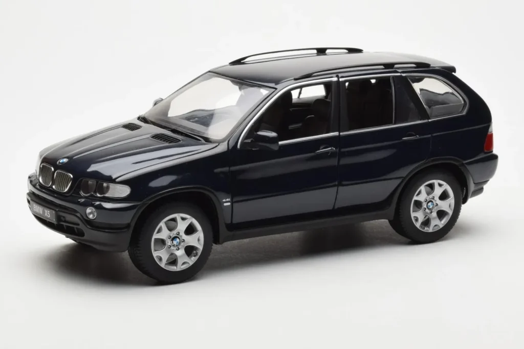 Model 1:18 BMW X5 4.4i E53 Dark Blue Kyosho