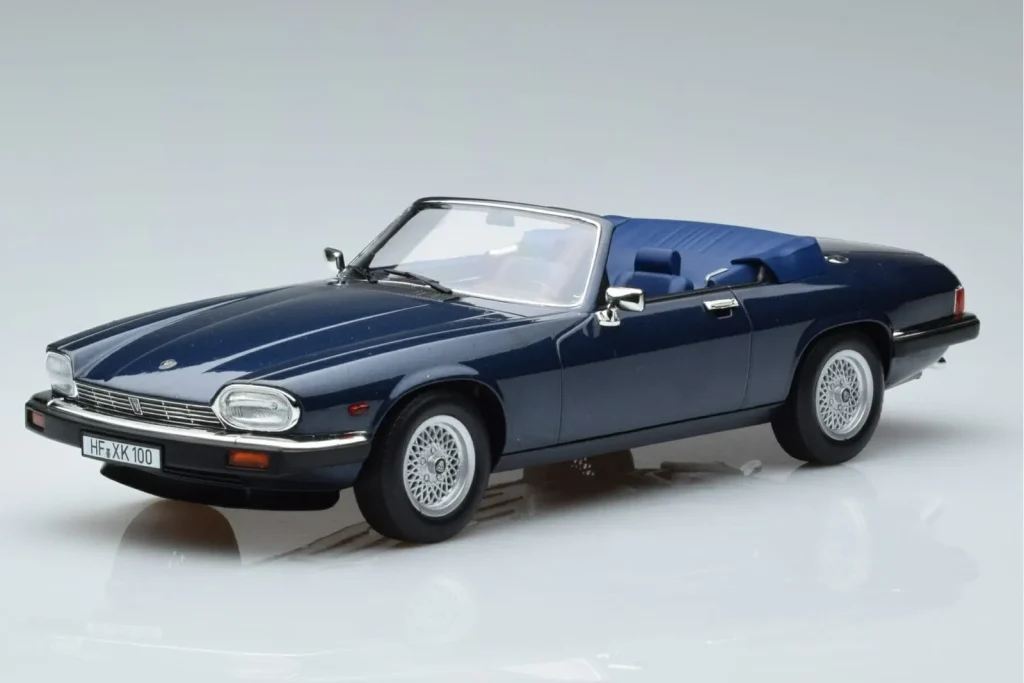 โมเดลรถ 1:18 Jaguar XJS V12 Convertible Blue Metallic Limited Edition Norev