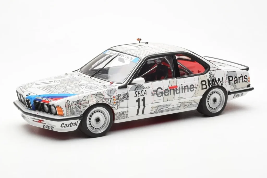 Model 1:18 BMW 635 CSi E24 #11 D. Quester / M. Tassin / M. Heger 24 Hours of Spa year 1986 AUTOart