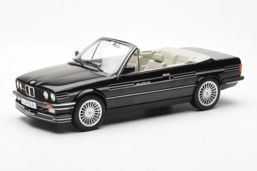 Model 1:18 BMW Alpina C2 E30 2.7 Cabriolet Black MCG