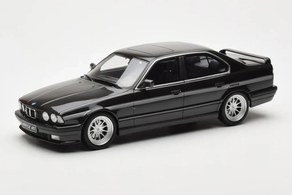 โมเดลรถ 1:18 BMW M5 E34 Hartge H5 V12 Diamond สีดำเมทัลลิก Otto (มือสอง)