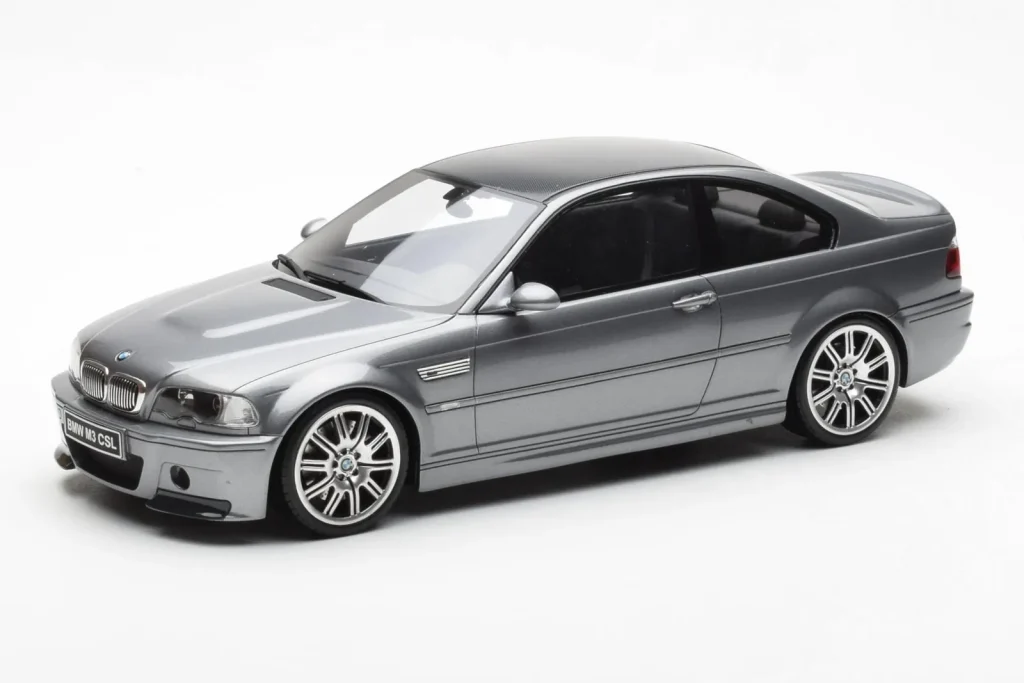 โมเดลรถ 1:18 BMW M3 E46 CSL M Rims Silver Grey Metallic Otto (มือสอง)