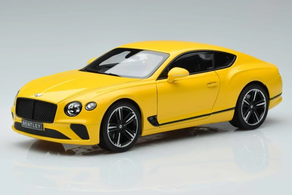 โมเดลรถ 1:18 Bentley Continental GT Monaco สีเหลือง Norev